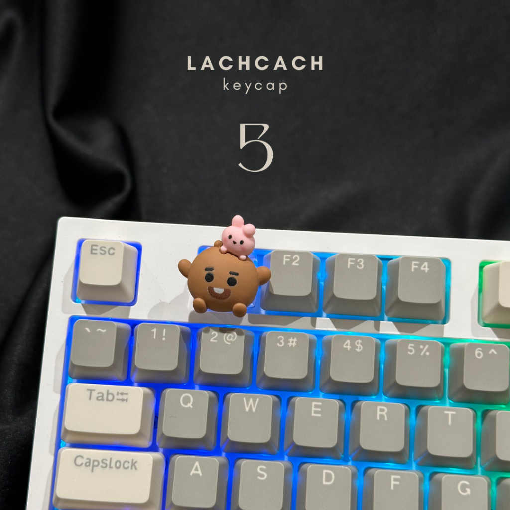 Keycap BT-21 | Keycap Bàn Phím Cơ | Trang Trí Bàn Phím Cơ