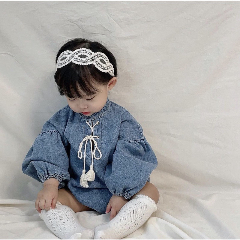 Turban ren sóng đan sang chảnh by Tiệm Su Kids