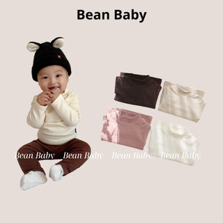 Áo giữ nhiệt cổ cao cho bé từ 5kg đến 13kg chất liệu cotton nỉ mềm mại, giữ ấm và thấm hút mồ hôi tốt