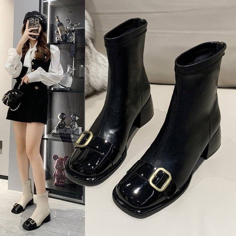 Bost Lỡ Chất Da Lì Phối Màu Trẻ Trung