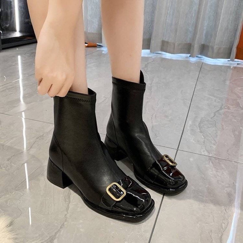 Bost Lỡ Chất Da Lì Phối Màu Trẻ Trung