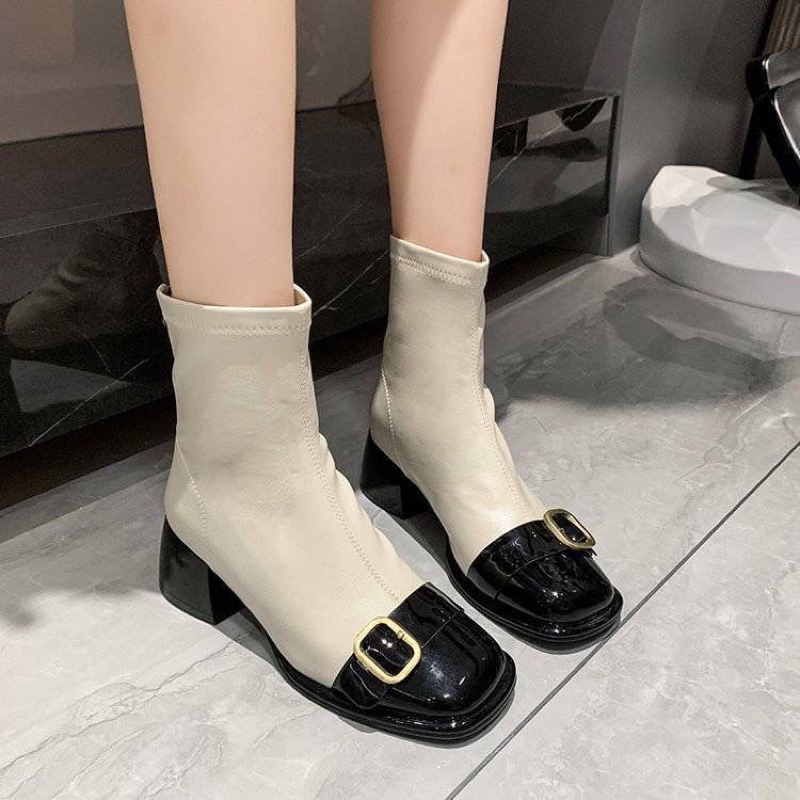 Bost Lỡ Chất Da Lì Phối Màu Trẻ Trung