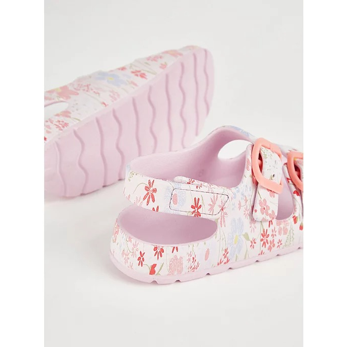 Dép xốp sandal xanh/ tím/ hoa cúc George _authentic UK