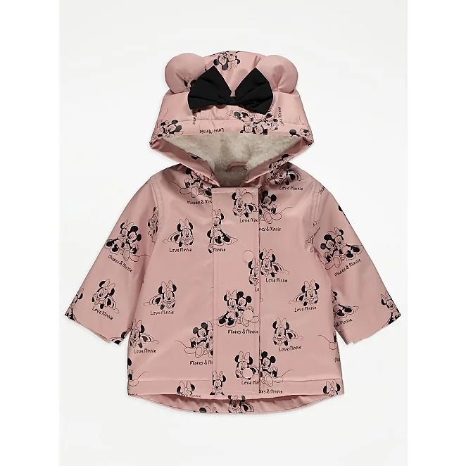 Áo khoác chống nước hồng minnie George_hàng chính hãng authentic