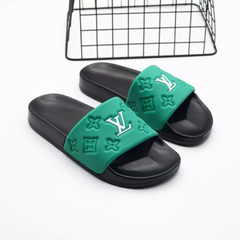 Dép Nam LV Quai Ngang ĐẾ PU Đi êm Chân Kiểu Dáng Thời Trang Năng Động - Tuandiep01.store