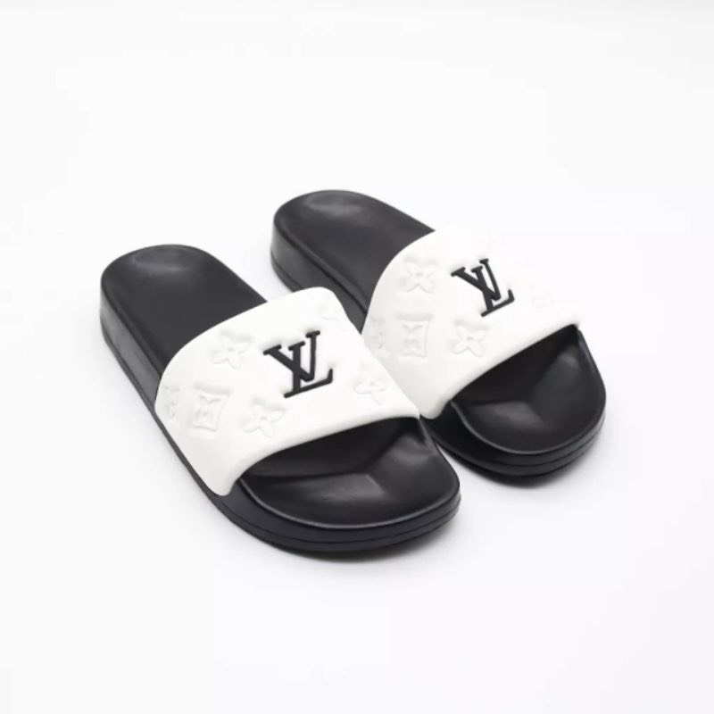 Dép Nam LV Quai Ngang ĐẾ PU Đi êm Chân Kiểu Dáng Thời Trang Năng Động - Tuandiep01.store