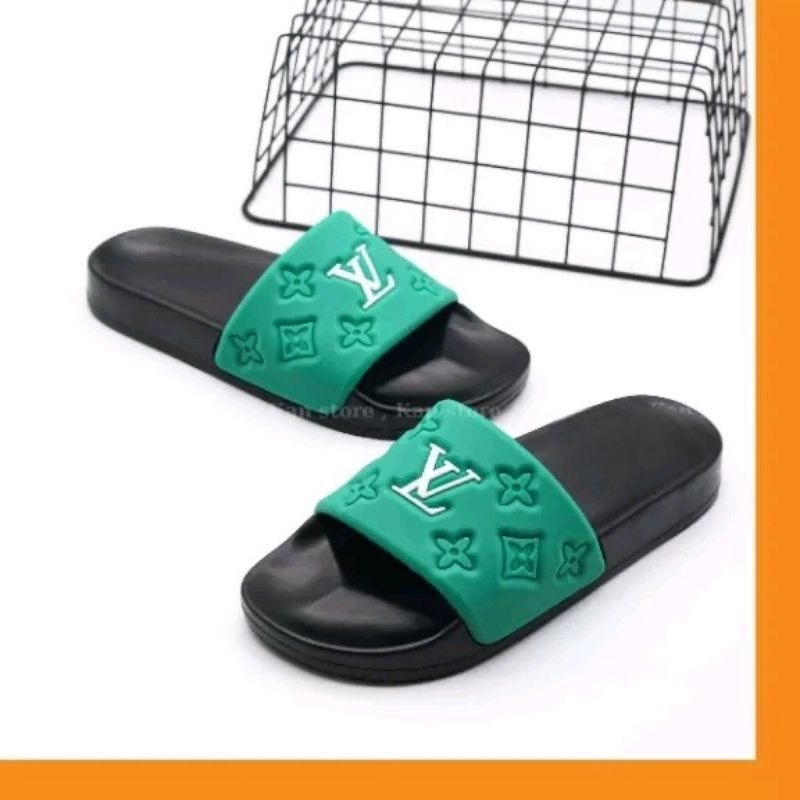 Dép Nam LV Quai Ngang ĐẾ PU Đi êm Chân Kiểu Dáng Thời Trang Năng Động - Tuandiep01.store