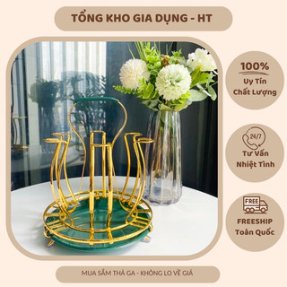 Giá Úp Cốc, Ly Mạ Vàng Phong Cách Bắc Âu - Hiện Đại - Sang Trọng - Lịch Sự Cho Mọi Gia Đình