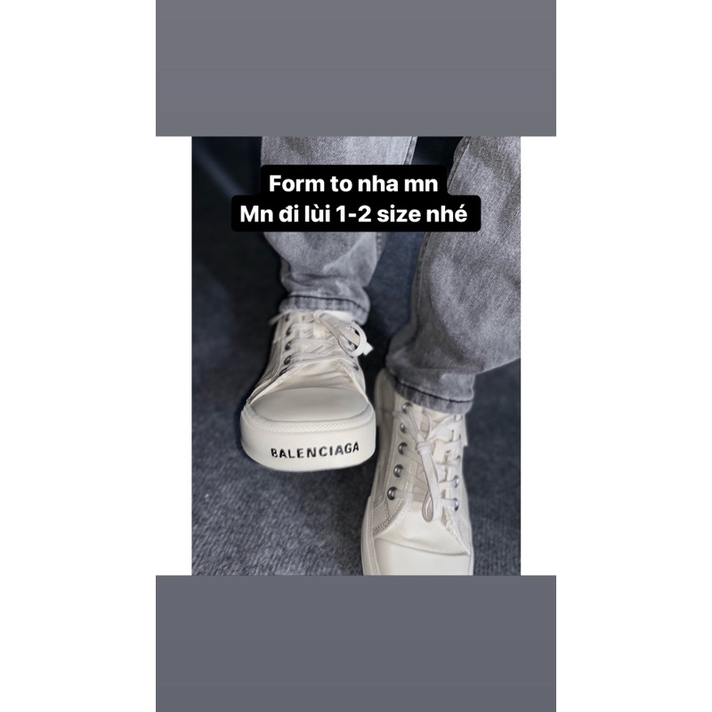Giày Balen ciaga  Canvas Nam Nữ