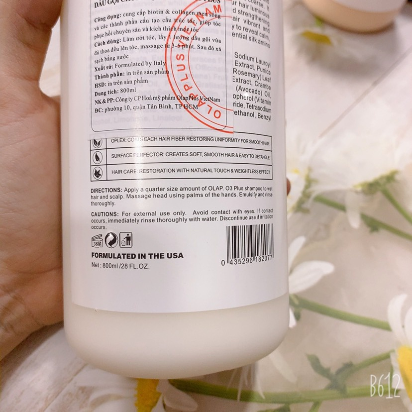 Dầu Gội OLAP O3 Plus Collagen 800Mlx2 Phục Hồi, Ngăn Gàu và Giảm Gãy Rụng Tóc Chính Hãng Minhanh Cosmetic