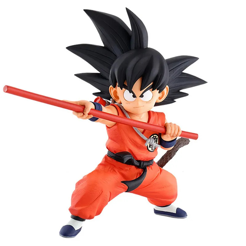 Mô hình đồ chơi Son Goku 14cm thời bé cầm gậy Dragon Ball