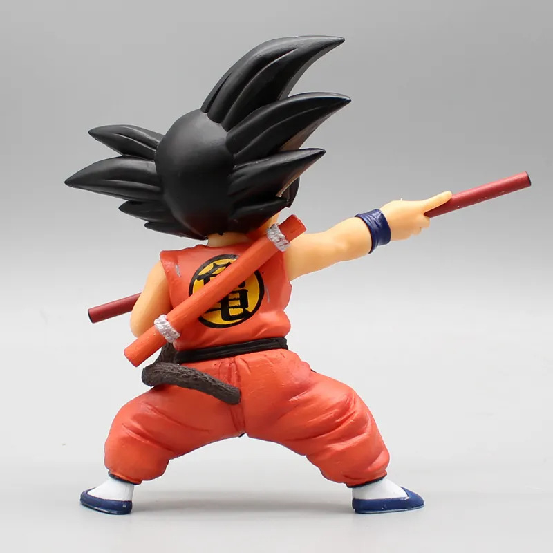 Mô hình đồ chơi Son Goku 14cm thời bé cầm gậy Dragon Ball