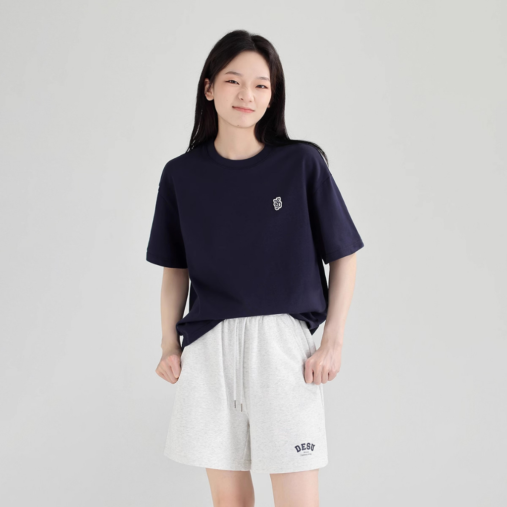 Áo thun Dessuu ngắn tay cổ tròn, áo phông cotton thấm hút mồ hôi đủ size DESSUU DSU_A06