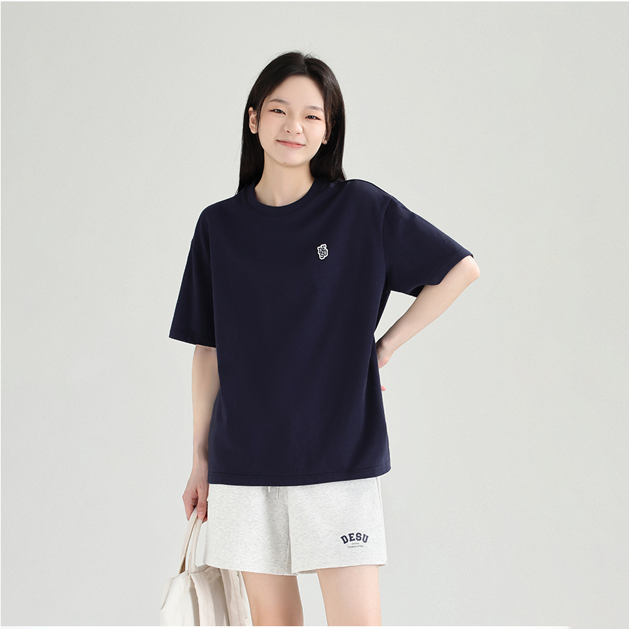 Áo thun Dessuu ngắn tay cổ tròn, áo phông cotton thấm hút mồ hôi đủ size DESSUU DSU_A06