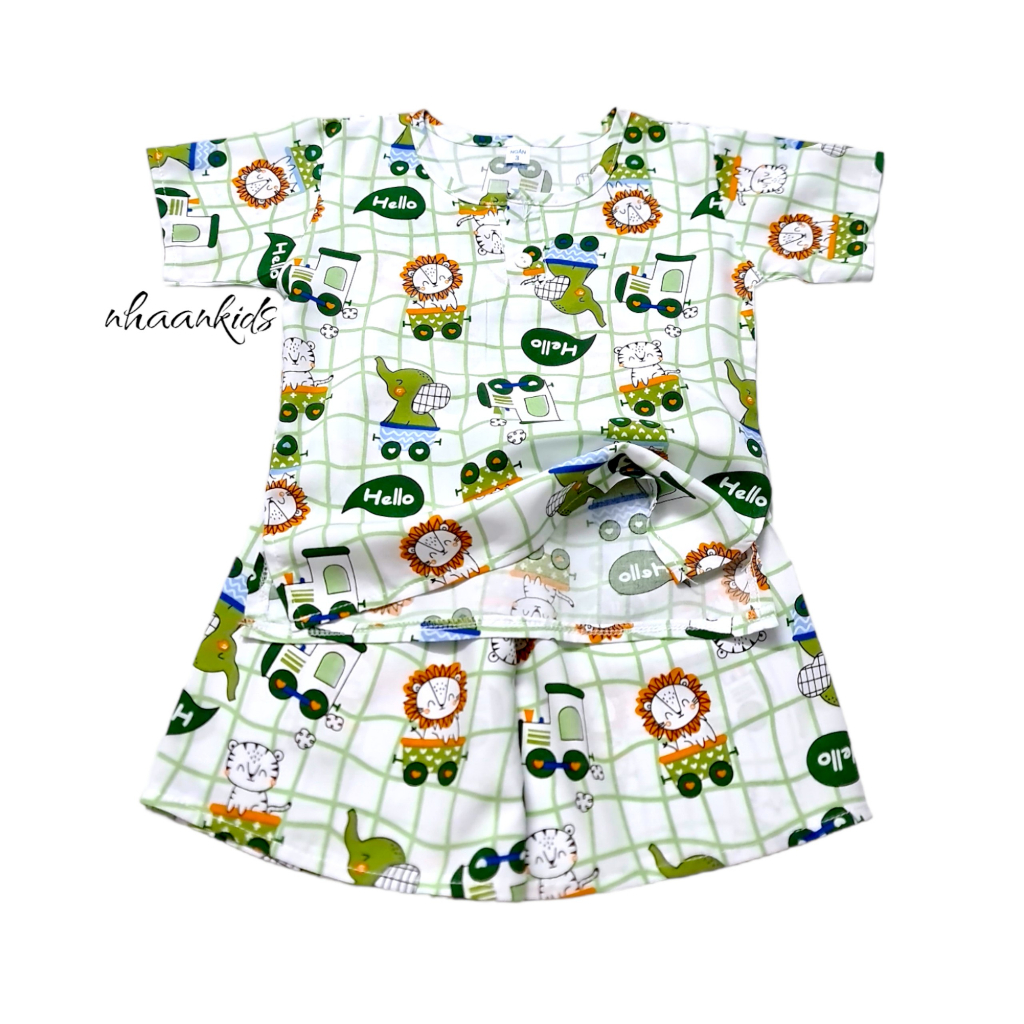 BỘ TOLE  LANH SIÊU MÁT TAY NGẮN CHO BÉ TRAI - NHÀ AN