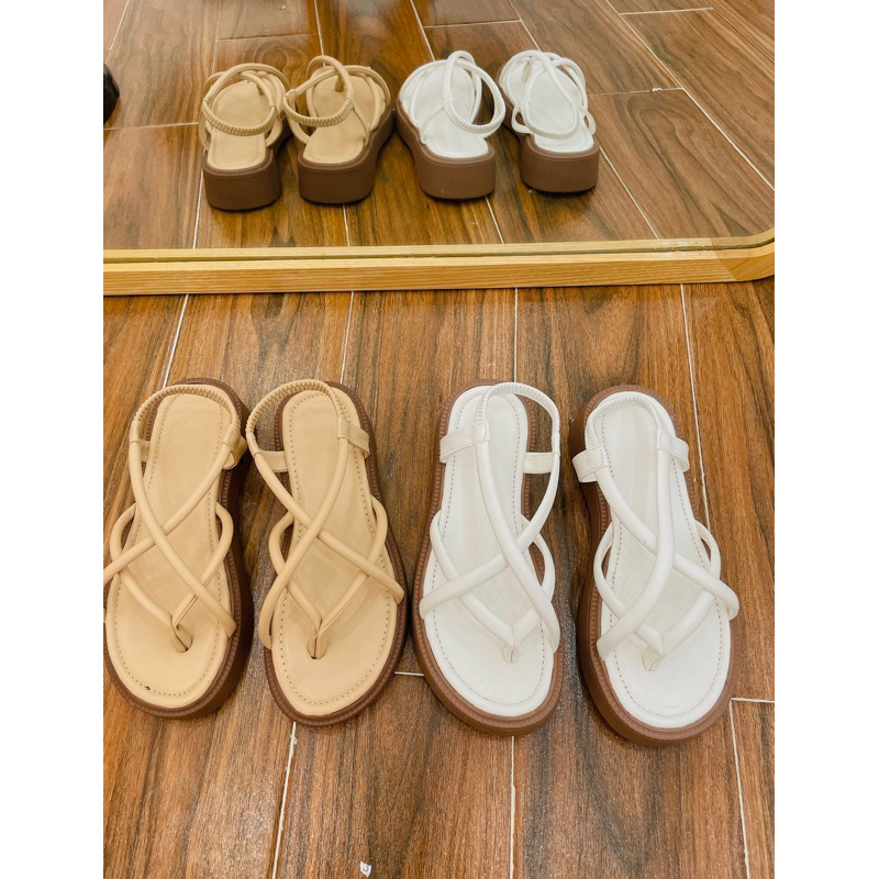 SANDAL DÂY CHÉO ĐẾ SU 4P