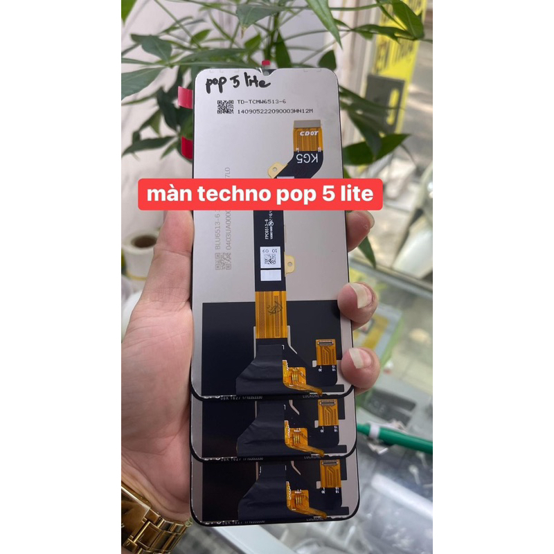 màn tecno pop 5 lite( keo+tua vít)