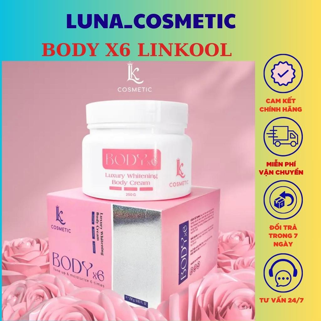 Kem body x6 linhkol-chính hãng dưỡng trắng,cấp ẩm chống nắng hiệu quả cho chị em