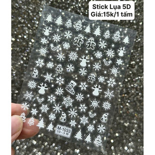 Stick dán móng 5D stick lụa cao cấp 5D hình dán móng
