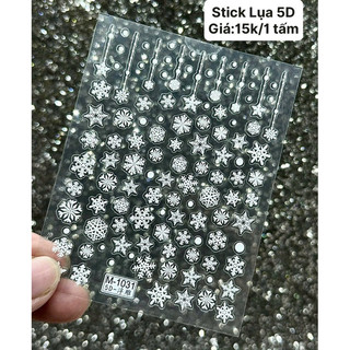 Stick dán móng 5D stick lụa cao cấp 5D hình dán móng
