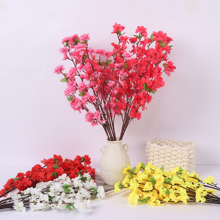 Cành đào trang trí màu  trắng, đỏ, hồng đẹp và chất lượng nhiều size, cành cao tới 120cm uốn cong được