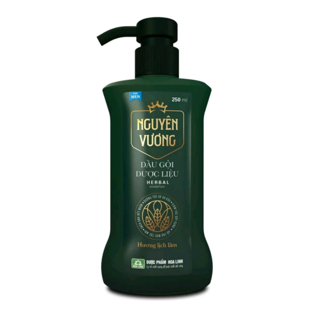 Dầu gội dược liệu Nguyên Vương dành cho nam chai 200ML VÀ 250ml - Hương Lịch Lãm