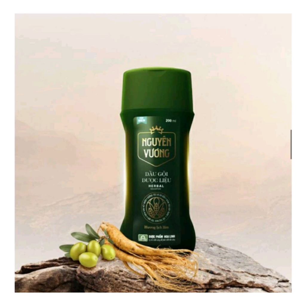 Dầu gội dược liệu Nguyên Vương dành cho nam chai 200ML VÀ 250ml - Hương Lịch Lãm