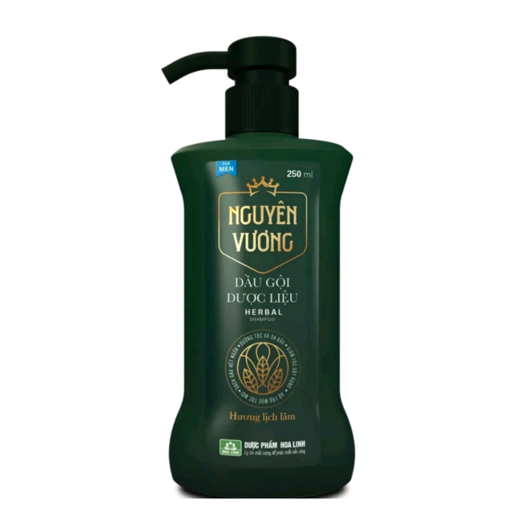 Dầu gội dược liệu Nguyên Vương dành cho nam chai 200ML VÀ 250ml - Hương Lịch Lãm