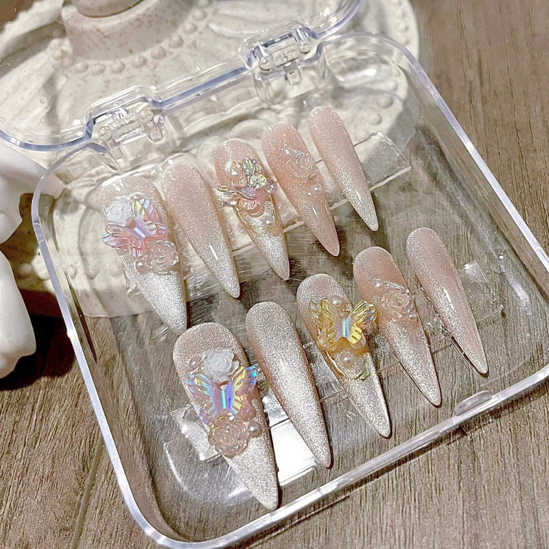 [ H145] Nailbox thiết kế thủ công Độ bóng cao Bền Chống nước