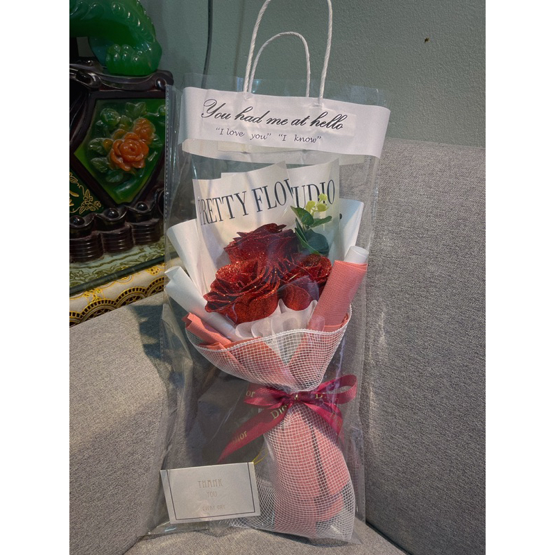 Túi đựng hoa trong suốt size M