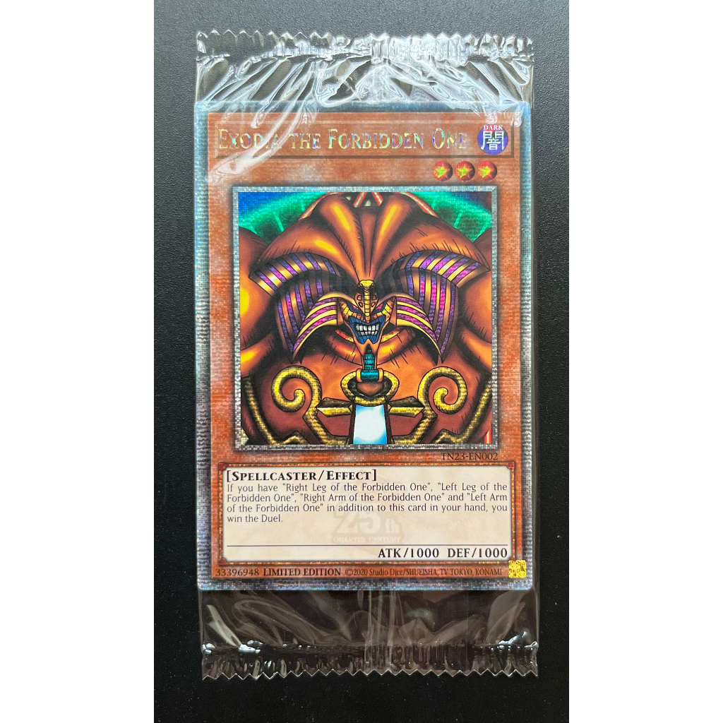 YMS - [Thẻ bài Yugioh] - [TCG-UK] - TN23-EN002 - Exodia the Forbidden One - Quarter Century Rare