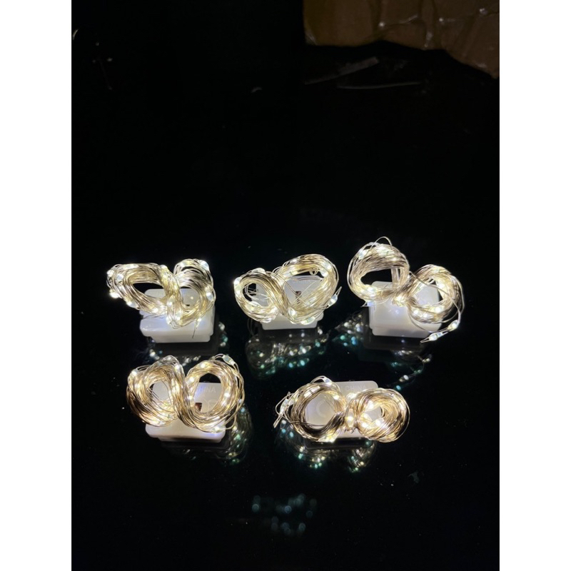 Đèn leed trang trí hoa sáp dài 2m có pin kèm