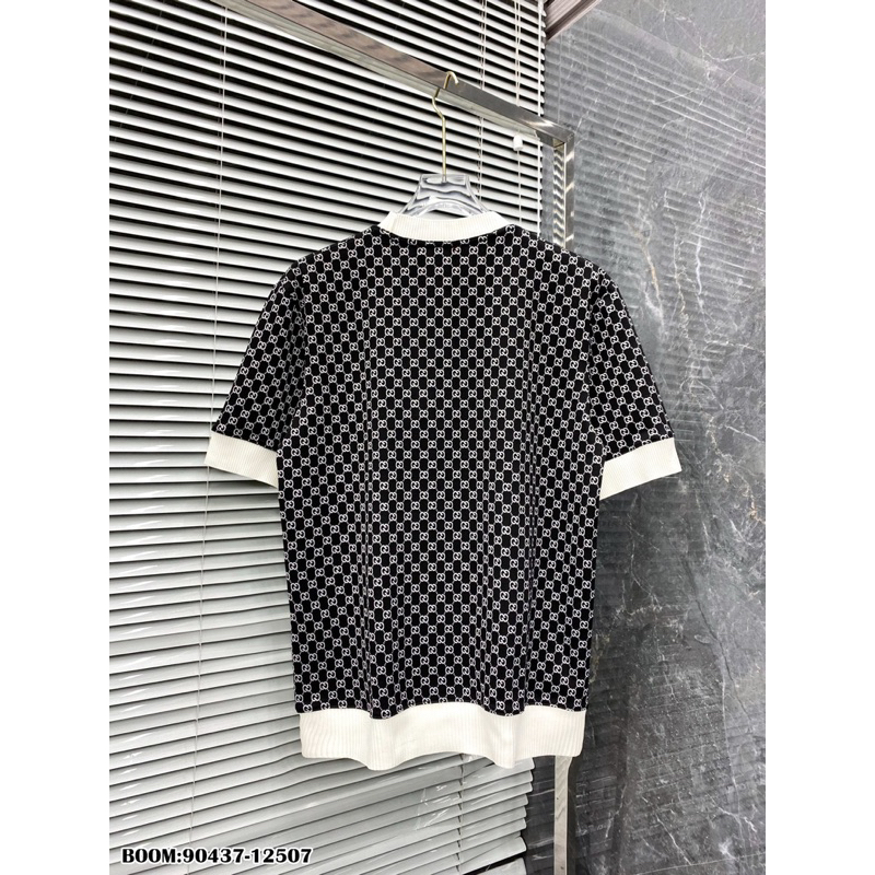 Áo phông GUCCI bản phối tay logo màu trắng