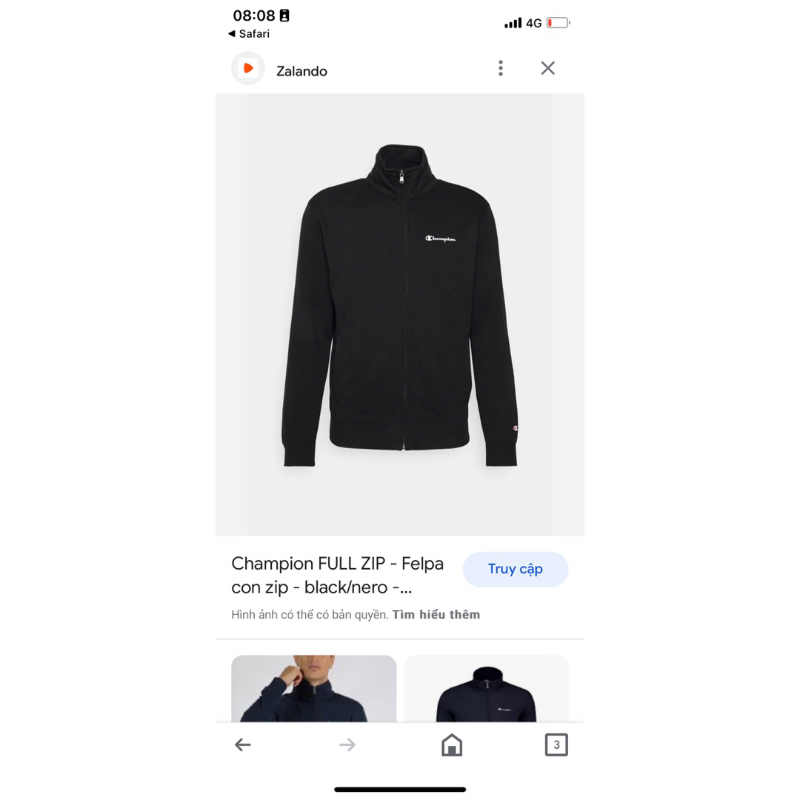 Khoác champion nỉ vnxk xịn 250k