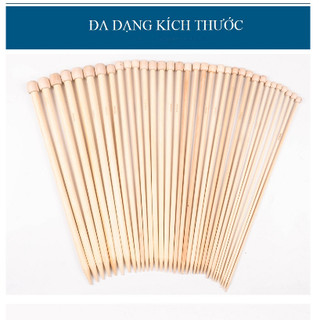 Que đan len 35cm tiện dụng (1 cặp)
