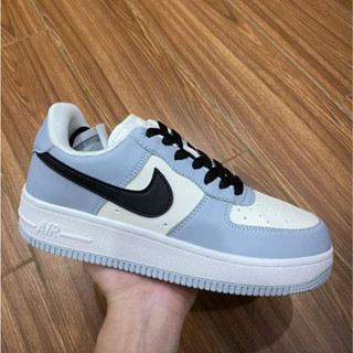 Giày thể thao AF1 xám vệt đen HÀNG CAO CẤP, Air Force 1 xám bàn chải bản đẹp vàng mẫu mới 2023 siêu êm chân đủ sz 36-43