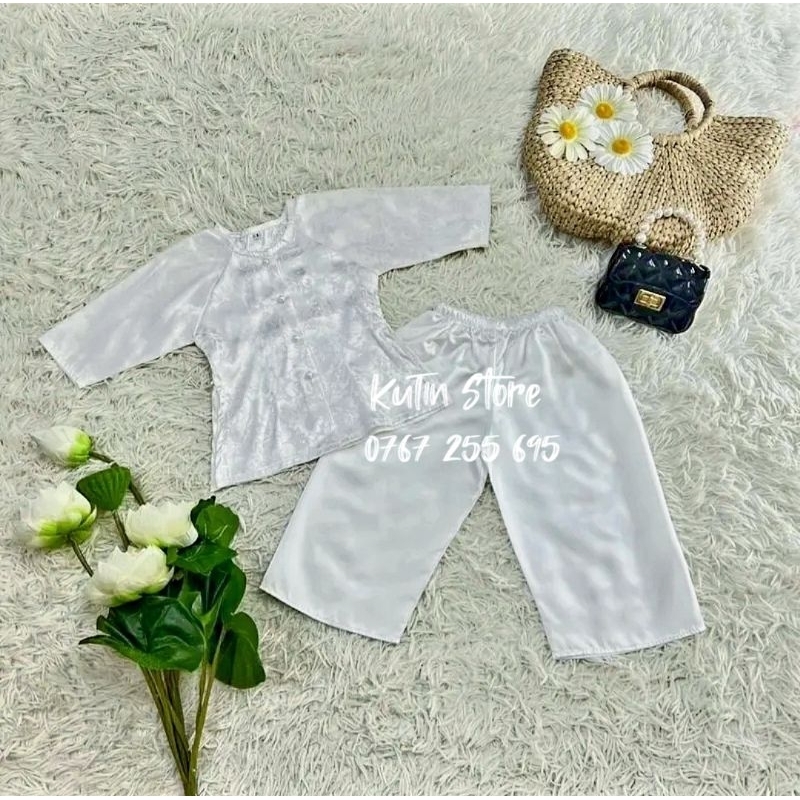 Bà ba gấm cho bé - Quần đen