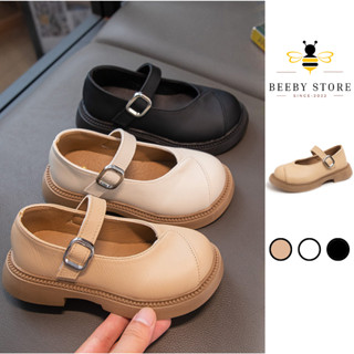 Giày Búp Bê Cho Bé Gái Da PU Lì Mềm Mịn, Giày Bệt Cho Bé Gái Phong Cách Lolita Đáng Yêu (V6618)