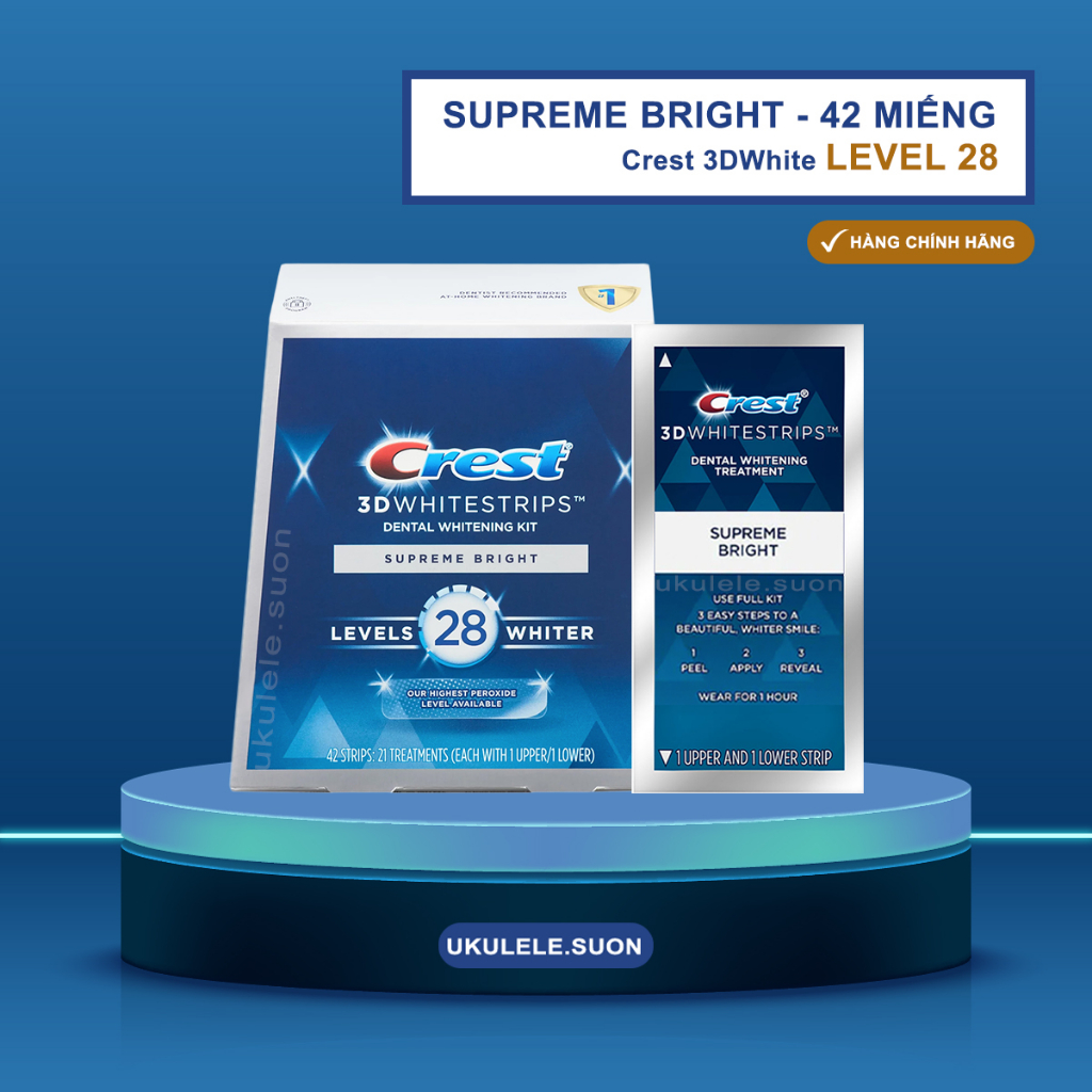 Dán trắng răng CREST- Nửa liệu trình -  - CHÍNH HÃNG