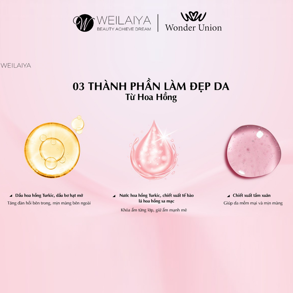 Sữa tắm hoa trà Weilaiya sữa tắm trắng da dưỡng ẩm thơm lâu hương nước hoa chính hãng 450ml