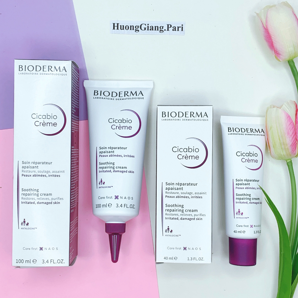 Kem dưỡng Bioderma Cicabio Creme phục hồi da cấp ẩm 40ml - 100ml