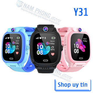Đồng hồ thông minh Y31 phiên bản lắp sim nghe gọi định vị mới nhất 2023,đồng hồ thông mình trẻ em hỗ trợ nghe gọi