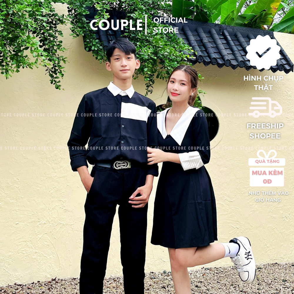 Đồ đôi nam nữ couple đáng yêu dễ thương - HÌNH CHỤP THẬT