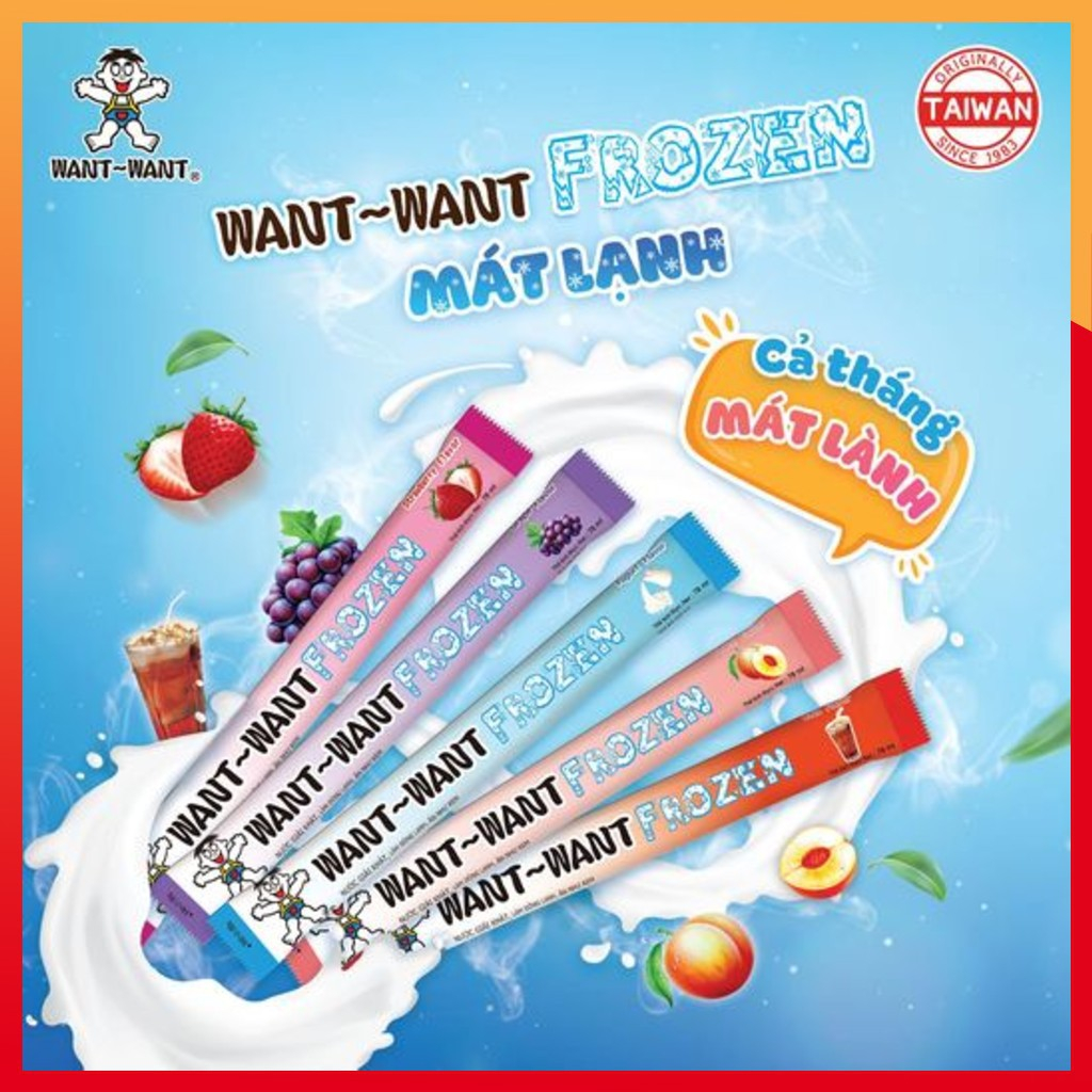 Bòn bon kem đá - Nước giải khát Want Want