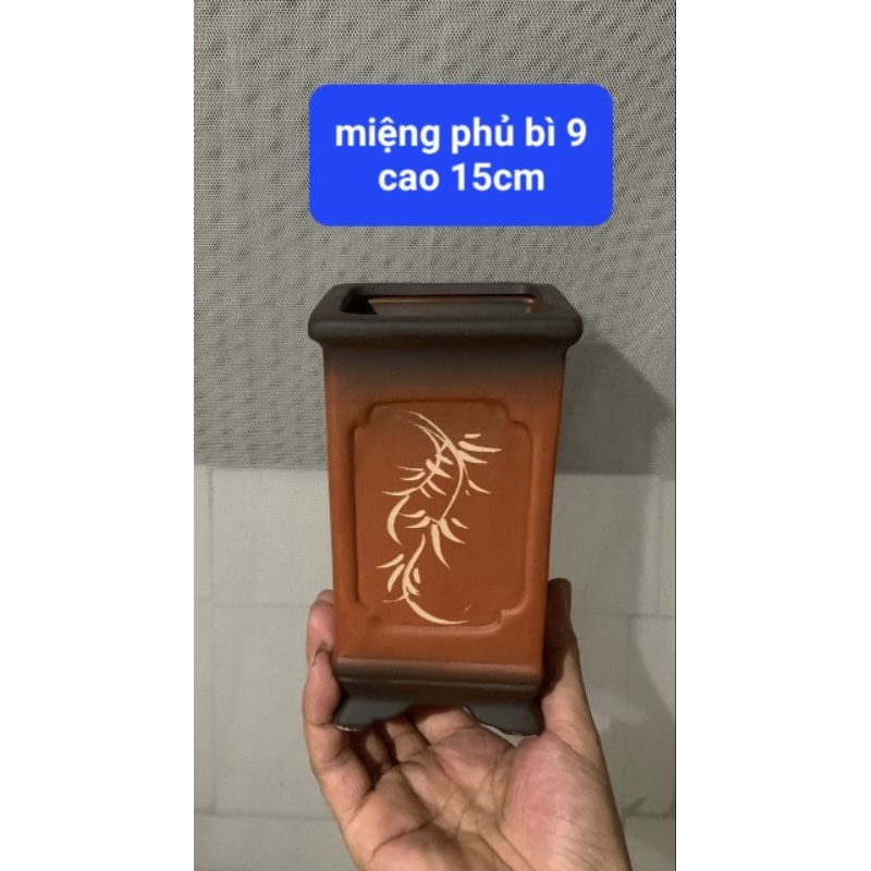 Chậu gốm thủ công nhiều mẫu gốm bát tràng trồng cây mini