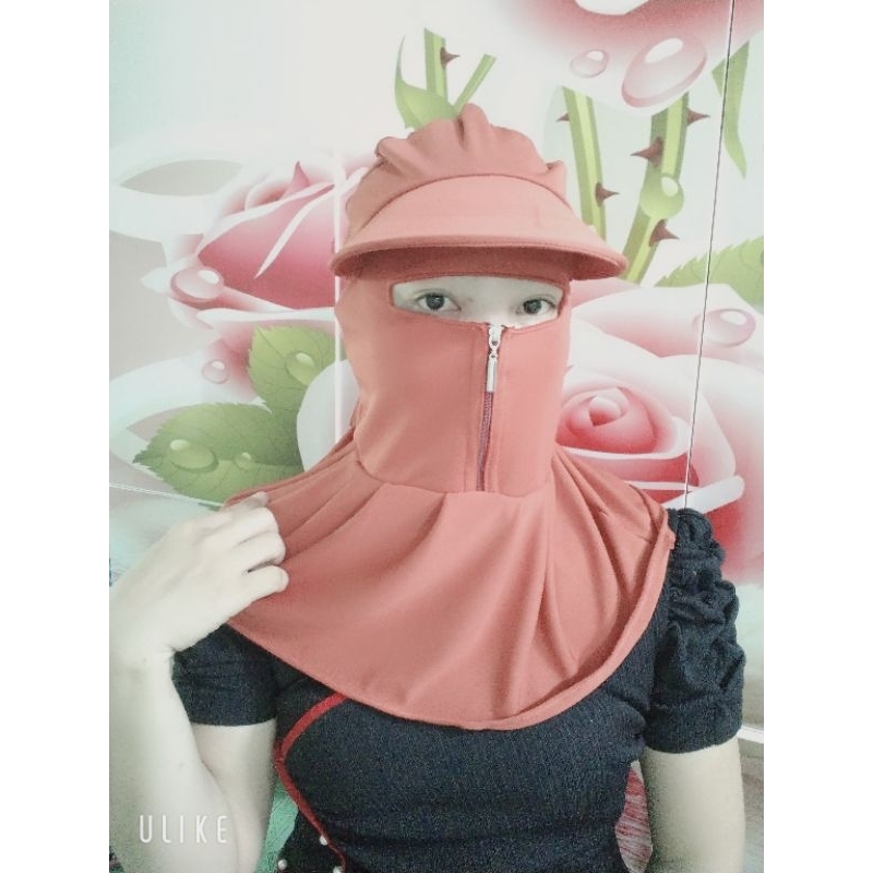 Nón dây kéo trước màu trơn