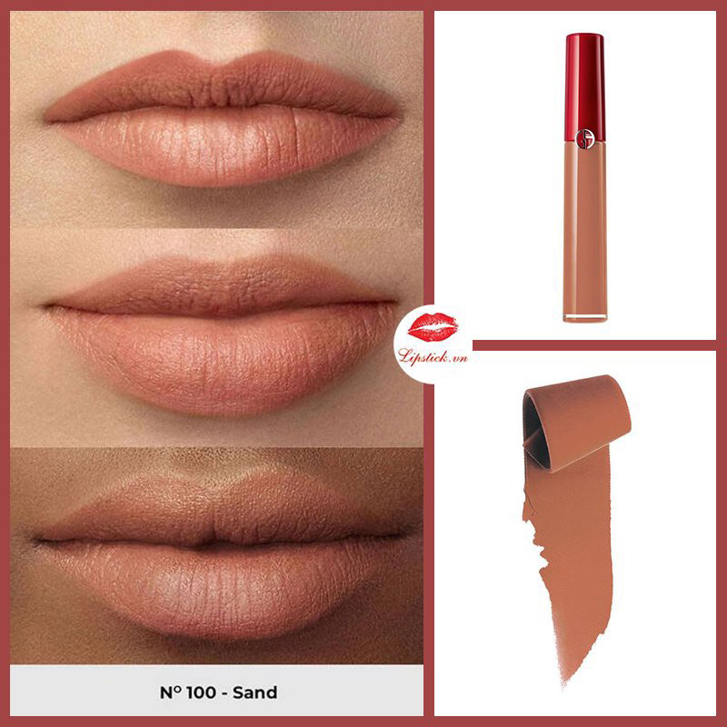 Son Kem Giorgio Armani Lip Maestro 100 Sand Cam Nude.Full Box