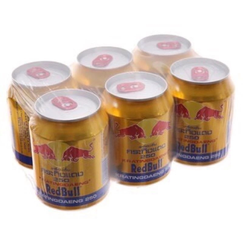 Lốc 6 lon Redbull Thái Lan  250ml