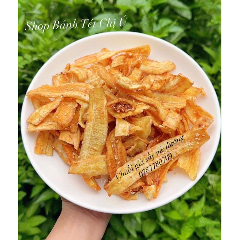 ❗️❗️CHUỐI GIÀ SẤY MÈ ĐƯỜNG - RẤT ÍT NGỌT❗️❗️