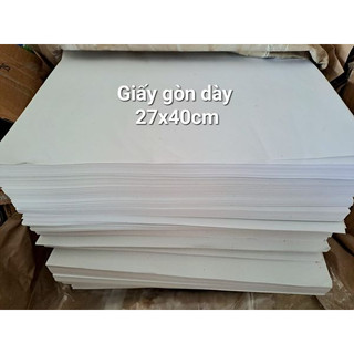 Giấy gòn dày vẽ và viết thư pháp